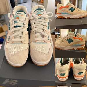 New Balance 550 Women's Sneakers in Sea Salt Verdigris Size 8